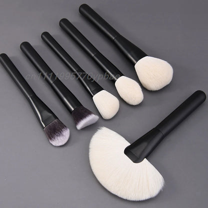 Makeup Brush Set - 18Pcs Natural Hair Foundation Eyeshadow Blending Brush Professional Eco-Friendly Beauty Tools